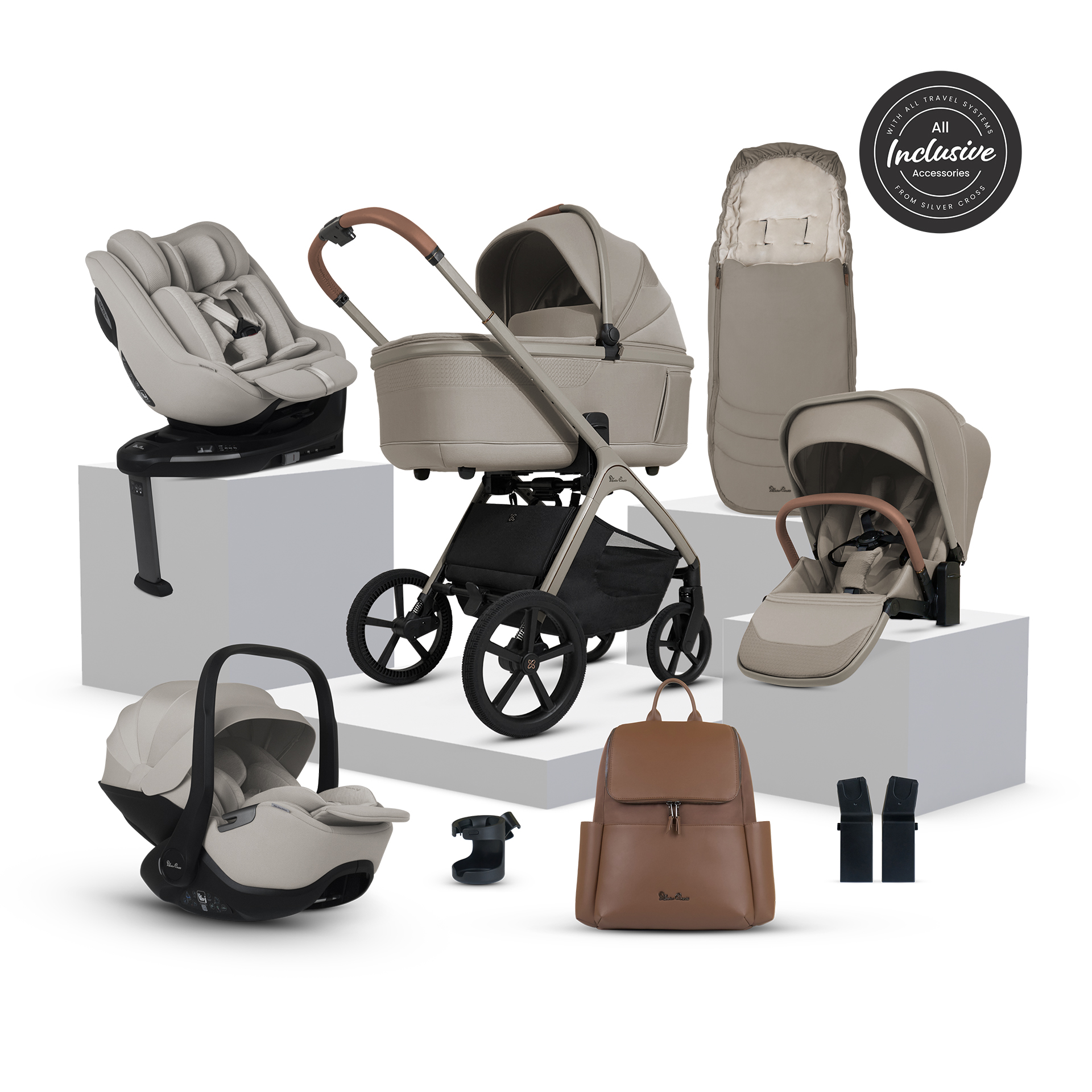 Silver Cross Cove Ultimate 360 Family Car Seat Bundle - Image 2