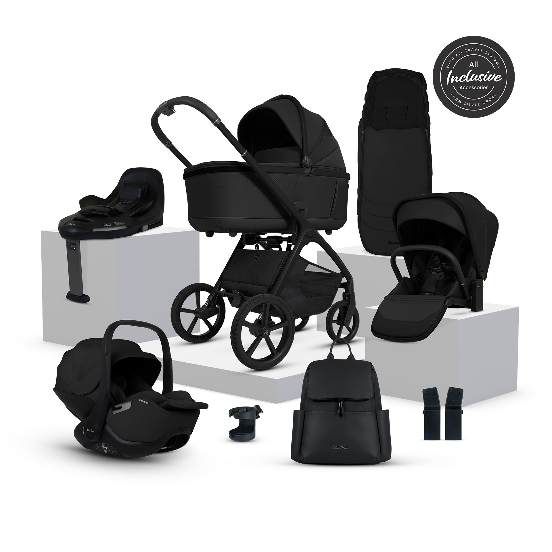 Silver Cross Cove Ultimate 360 Car Seat Bundle